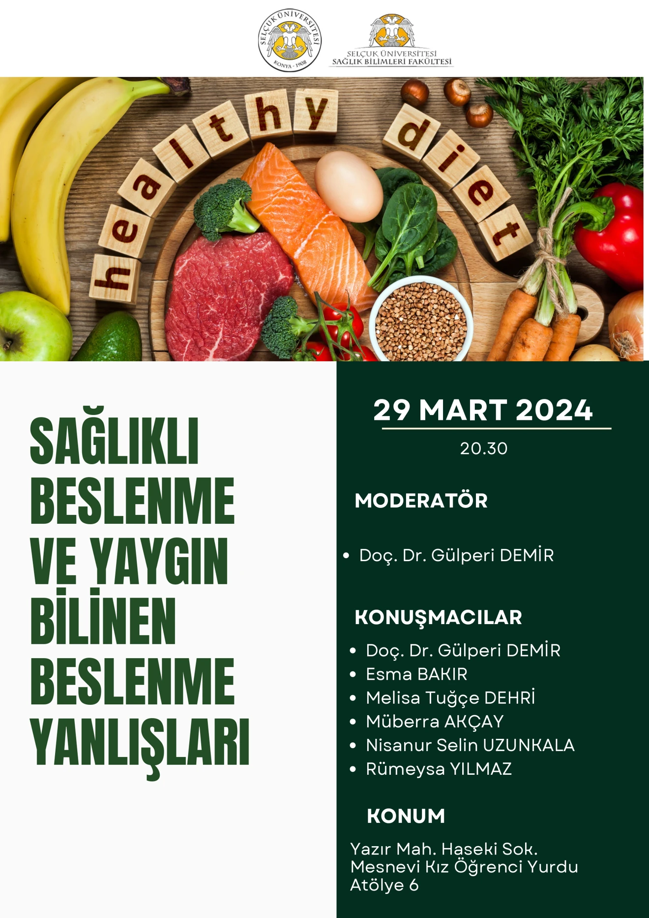 Sağlıklı Beslenme ve Yaygın Bilinen Beslenme Yanlışları